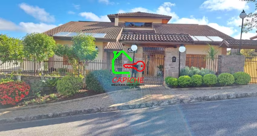 Casa de condomínio exclusivo com 4 suítes, 9 banheiros e 10 vagas em Vinhedo-SP - Caixa D´água