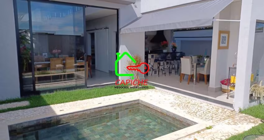 Casa espetacular em condomínio de luxo em Valinhos-SP, Vila Sonia! 3 quartos, 3 suítes, 5 banheiros, 4 vagas, 240m².