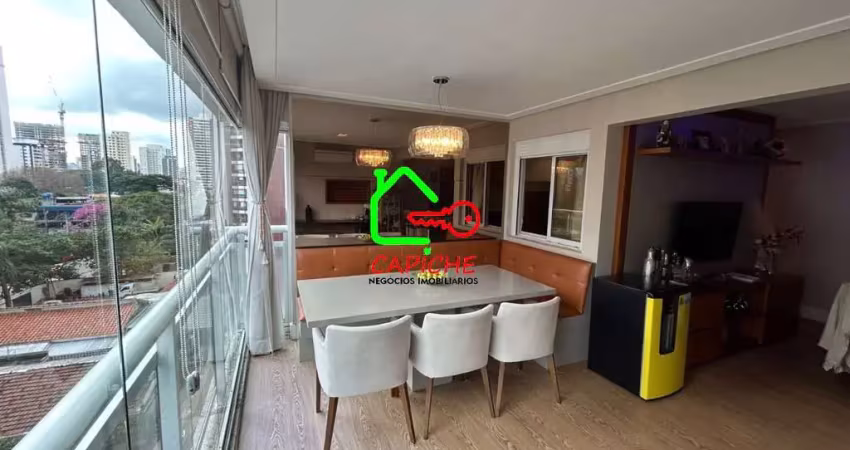 Apartamento de Alto Padrão na Cidade Monções, São Paulo-SP - 2 quartos, 2 suítes, 2 salas, 3 banheiros, 2 vagas - 80m².