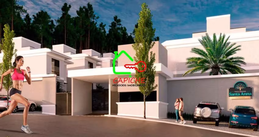 Lançamento: Villaggio de Casas em Condomínio com 3 Suítes e Lazer Completo em Vinhedo-SP no Bairro Observatório