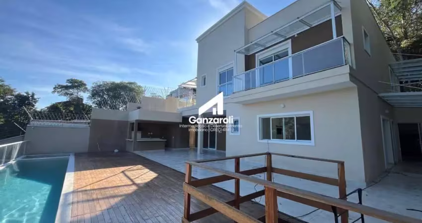 Casa à venda, 4 suítes, piscina, academia, vista pra mata privatizada em condomínio fechado na avenida são camilo- r$2.850.000,00