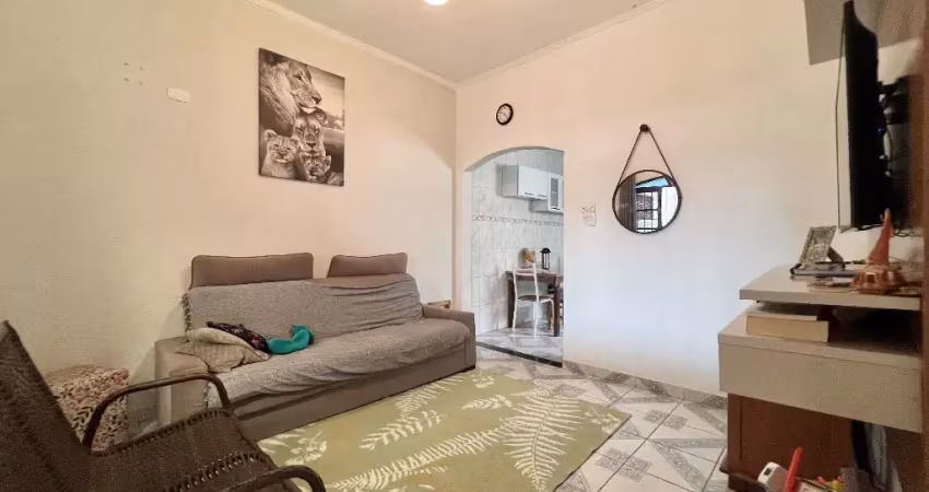 Casa geminada com 2 dormitórios na ocian, em praia grande-sp