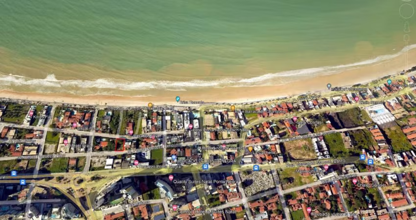 Terreno com excelente potencial, com frente para duas ruas - Em Ponta Negra