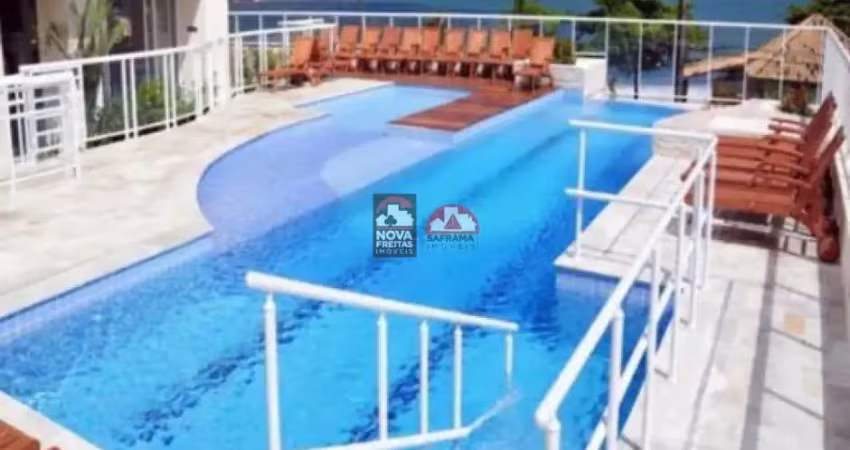 Apartamento mobiliado vista mar na Martim de Sá com 2 dormitórios e 1 suíte