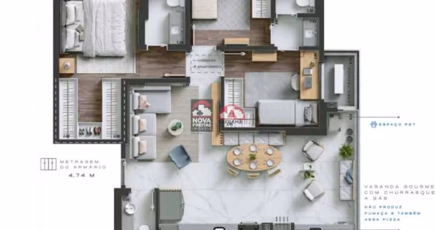 Apartamento Padrão em São José dos Campos