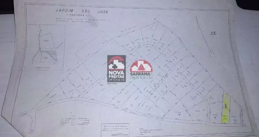 Terreno à venda na Avenida Livio Veneziani, sn, Chácaras São José, São José dos Campos