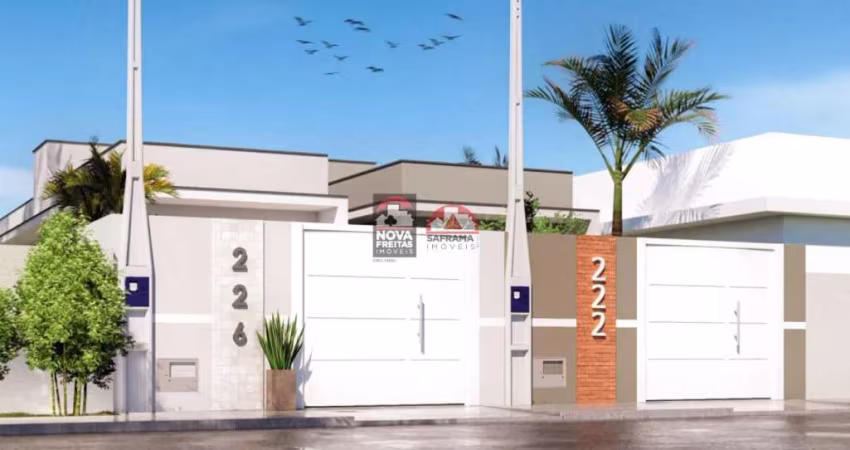 Excelente casa casa em construção, aceitar financiamento bancário.