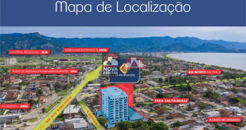 Kitnet / Stúdio à venda na Rua Botucatu, BLOCO A, 135, Praia das Palmeiras, Caraguatatuba