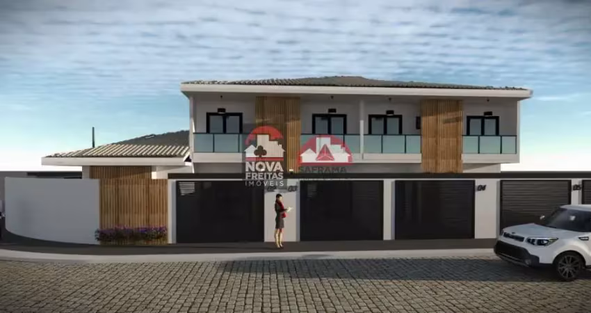 Sobrado | 2 suítes, varanda gourmet e 1 vaga em pontal de santa marina