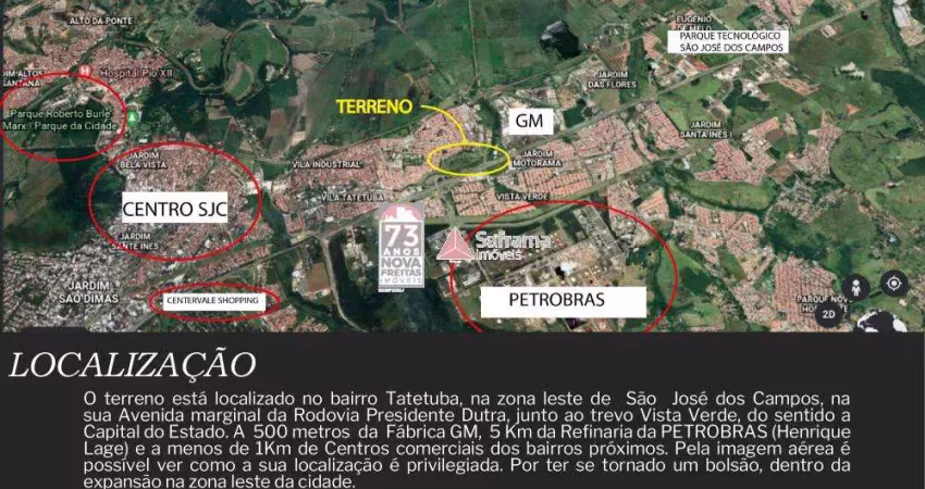 Terreno comercial à venda na Rodovia Presidente Dutra, Cidade Vista Verde, São José dos Campos