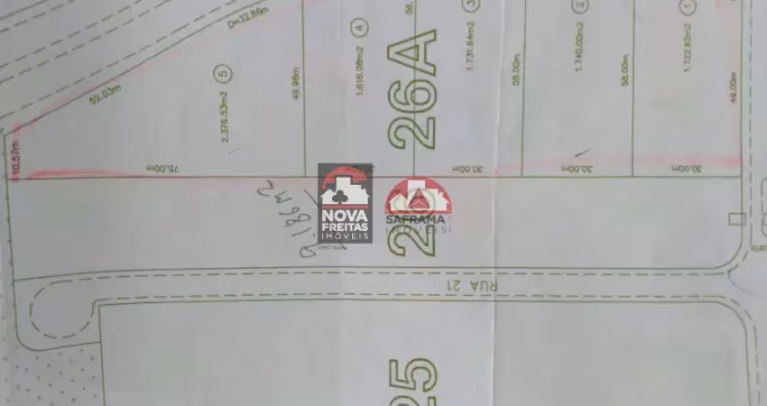 Terreno à venda na Avenida das Letras, S/N, Loteamento Villa Branca, Jacareí
