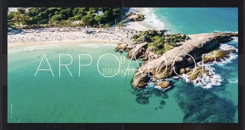 Apartamento garden duplex à venda no condomínio canto mar, copacabana, varanda, 4 suítes, cozinha a