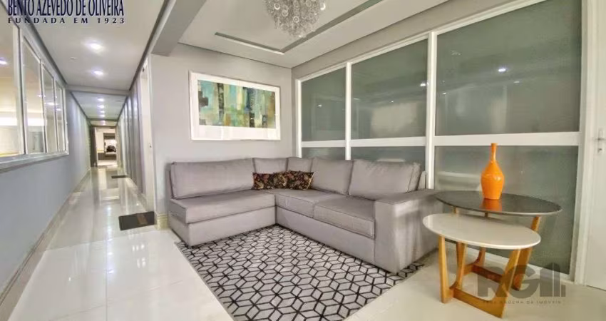 Excelente apartamento 1 dormitório com suíte , lavabo e vaga coberta