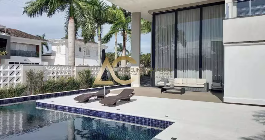 Casa de condomínio com 5 quartos, acapulco, guarujá - r$ 11 mi, cod: ca0101