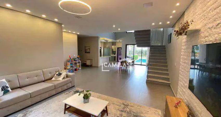Casa à venda, 350 m² por r$ 2.300.000,00 - condomínio residencial villa lobos - paulínia/sp