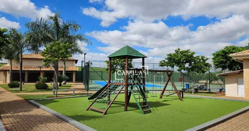 Terreno à venda, 300 m² por r$ 429.000,00 - condomínio yucatan - paulínia/sp