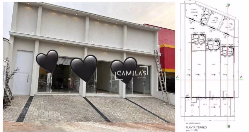 Sala à venda, 234 m² por R$ 2.800.000,00 - Centro - Paulínia/SP