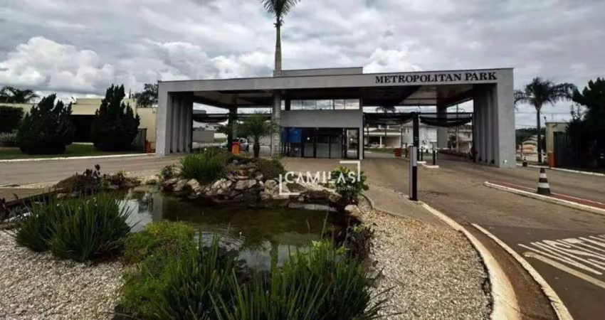 Terreno à venda, 509 m² por r$ 770.000,00 - condomínio metropolitan park - paulínia/sp