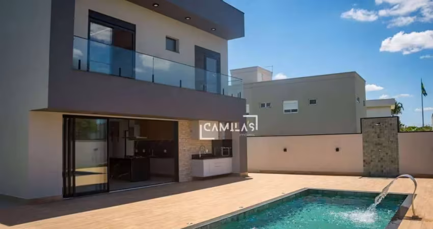 Casa com 4 dormitórios à venda, 277 m² por r$ 2.690.000,00 - condomínio villa bella livorno - paulínia/sp