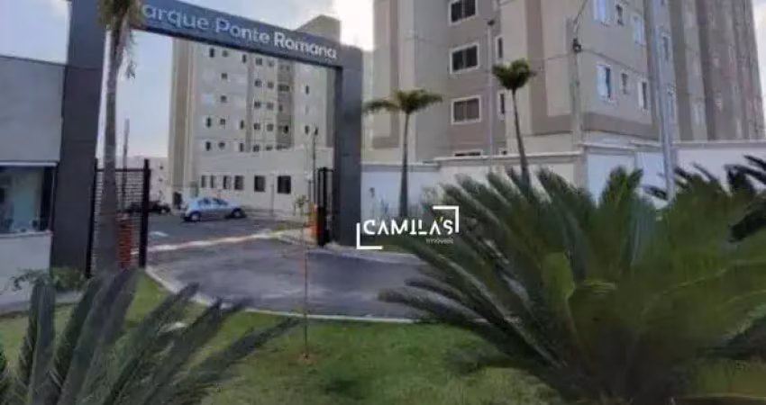 Apartamento com 2 dormitórios à venda, 44 m² por R$ 330.000 - Parque Ponte Romana - Paulínia/SP