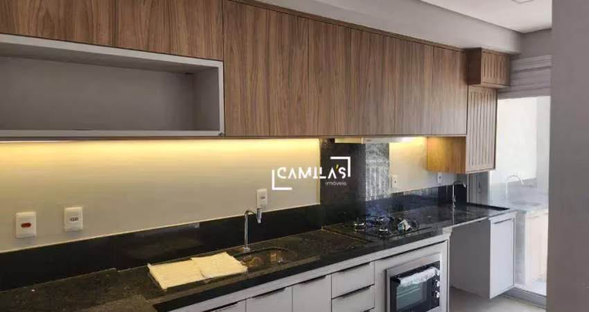Apartamento com 2 dormitórios para alugar, 83 m² por r$ 4.636/mês - eco vila santa margarida - paulínia/sp