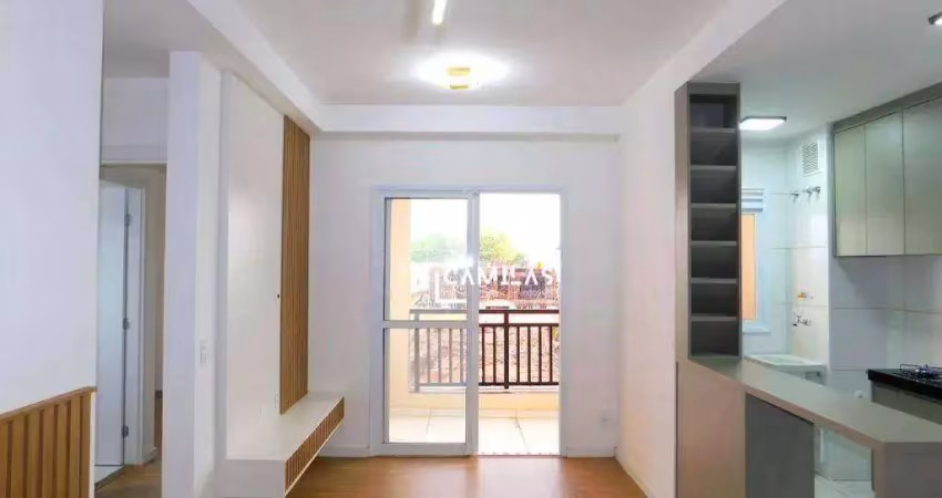 Apartamento com 2 dormitórios para alugar, 60 m² por r$ 3.458/mês - città di modena - paulínia/sp