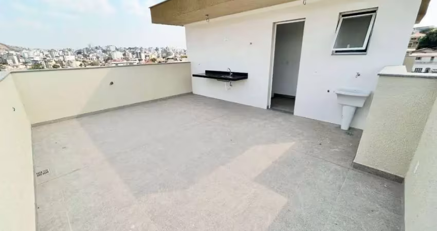 Cobertura para venda em belo horizonte, santa terezinha, 2 dormitórios, 2 banheiros, 2 vagas