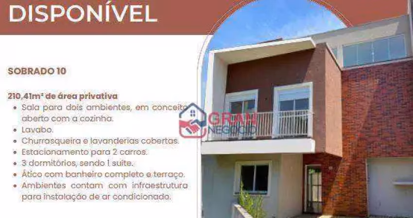 Casa em condomínio fechado com 3 quartos à venda na Rua Bernardo Sobieck, 486, Campo Comprido, Curitiba