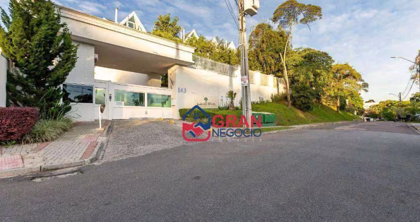Casa mobiliada à venda em condomínio fechado no bairro santo inácio / curitiba