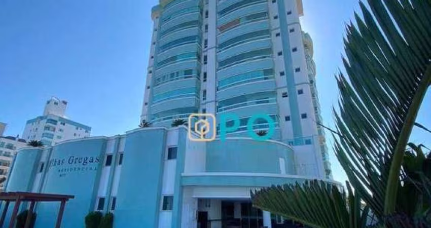Apartamento com 3 dormitórios para alugar, 125 m² por R$ 6.100,00/mês - Gravatá - Navegantes/SC
