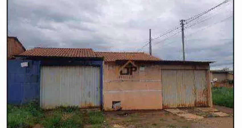 Casa com 2 dormitórios à venda, 85 m² por r$ 80.359,00 - setor oeste - planaltina/go