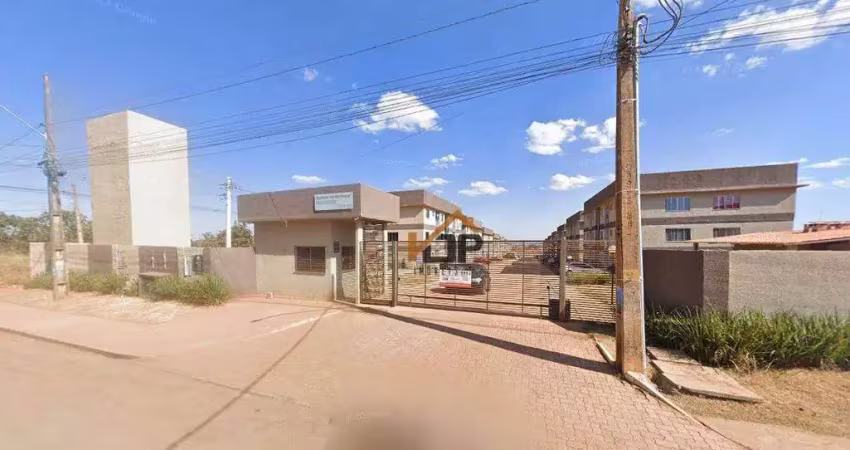 Apartamento com 2 dormitórios à venda, 53 m² por r$ 84.759 - mansões recreio mossoró - cidade ocidental/go