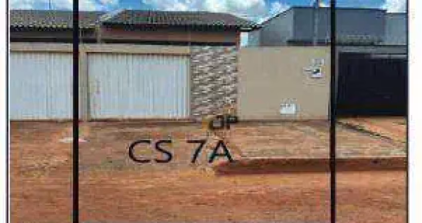 Casa com 2 dormitórios à venda, 91 m² por r$ 112.068 - itapuã i - planaltina/goiás