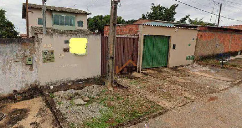 Apartamento com 2 dormitórios à venda, 80 m² por r$ 73.067,58 - jardim santa lúcia - águas lindas de goiás/go