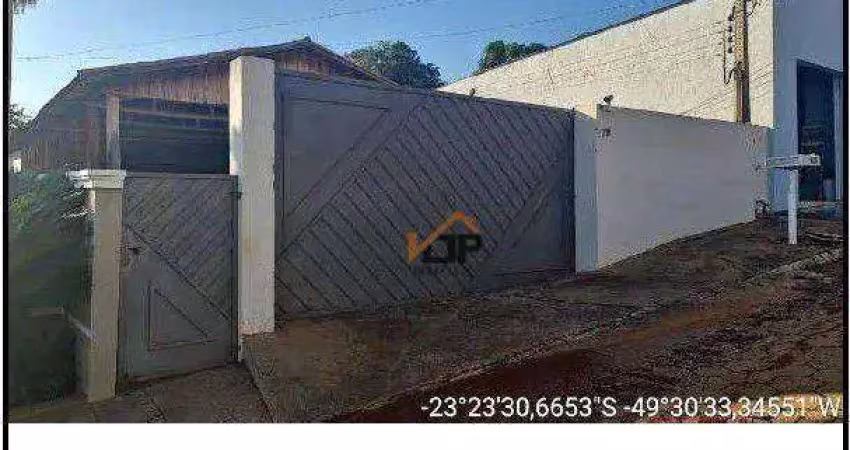 Galpão à venda, 301 m² por r$ 250.366,50 - vila nova - fartura/sp