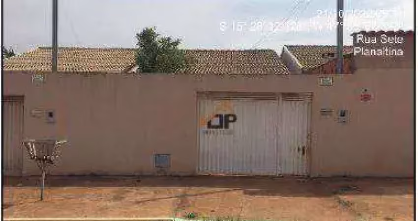 Casa com 2 dormitórios à venda, 70 m² por r$ 84.238 - jardim das paineiras - planaltina/go