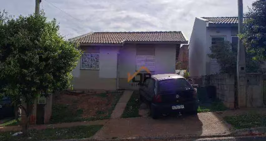 Casa com 2 dormitórios à venda, 45 m² por r$ 108.444 - residencial salvador bassalobre (padre nóbrega) - marília/são paulo