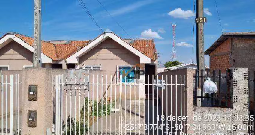 Casa com 2 dormitórios à venda, 44 m² por r$ 97.814 - cará-cará - ponta grossa/pr