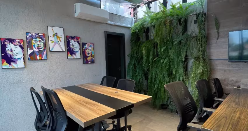Aluguel de sala comercial corporativa no coworking | até 10 pessoas