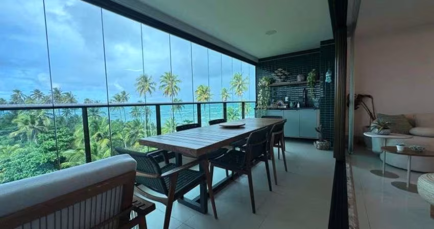 Apartamento porteira fechada, beira-mar à venda no Acqua Marine, Reserva do Paiva — 171 m², 4 suítes