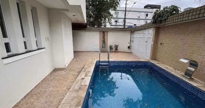 Casa com 3 quartos para alugar na Rua Professor Pirajá da Silva, Aparecida, Santos