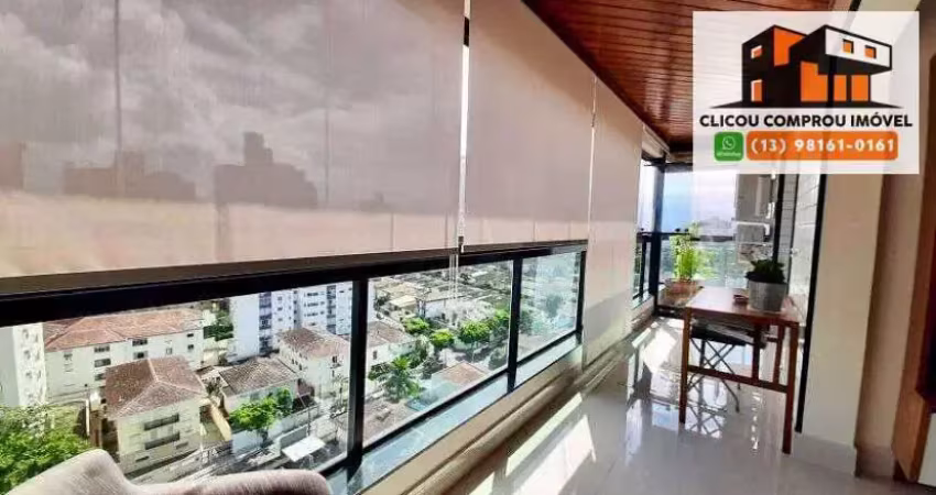 Apartamento com 3 quartos à venda na Rua Coronel Pedro Arbues, Ponta da Praia, Santos