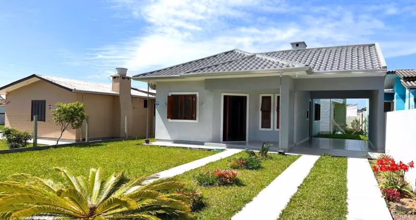 Casa nova com frente asfaltada