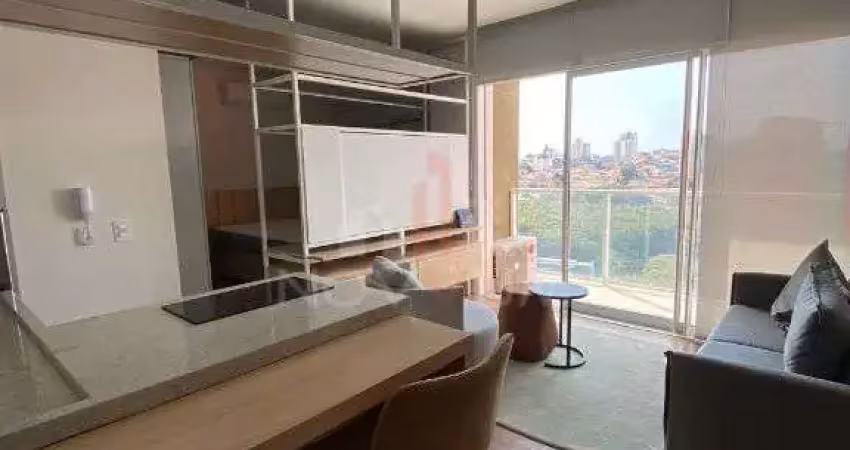 Apartamento para locacao com 38,5 m2, 1 quarto, 1 banheiro e 1 vaga de garagem.