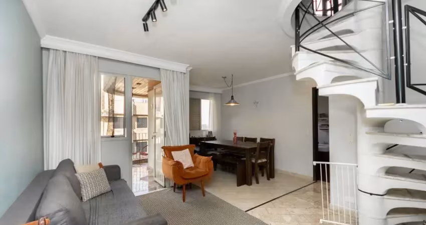 Cobertura para venda em vila mangalot com 2 quartos, sendo 1 suíte, 107m²