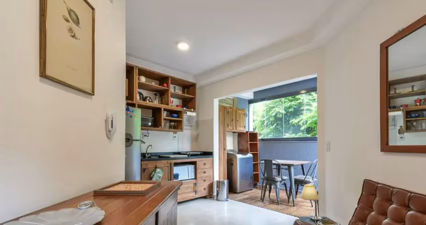 Apartamento garden para venda com 1 quarto, 47m²