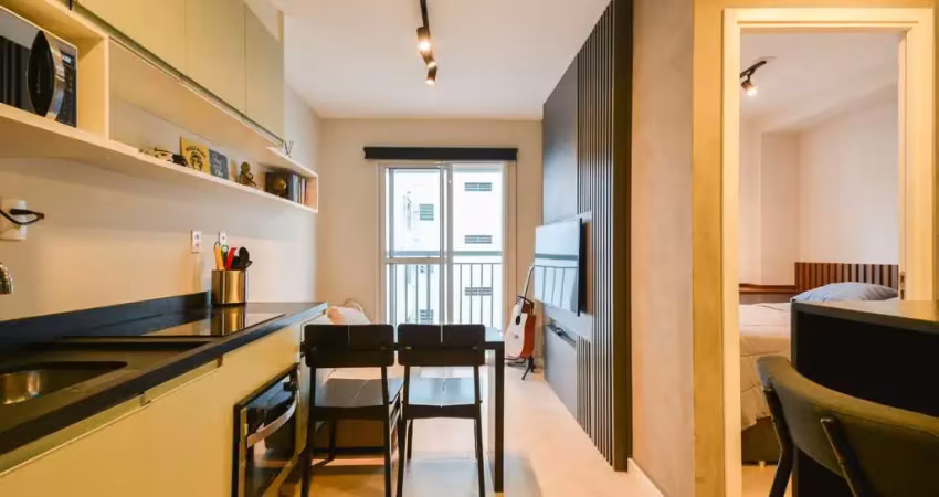 Apartamento tipo para venda em pinheiros com 1 quarto, 30m²