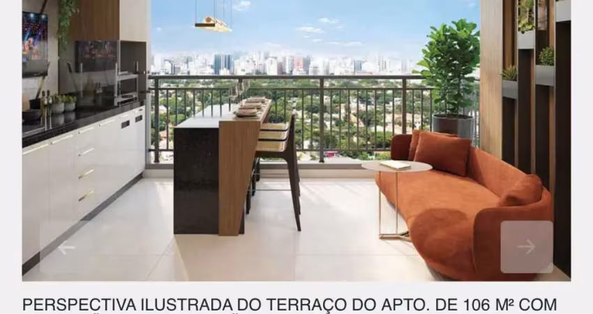 Apartamento tipo para venda em city américa com 3 quartos, sendo 1 suíte, 106m²