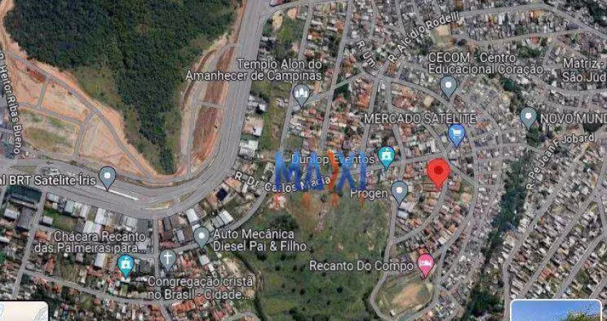 Terreno à venda, 645 m² por r$ 295.000,00 - cidade satélite íris - campinas/sp