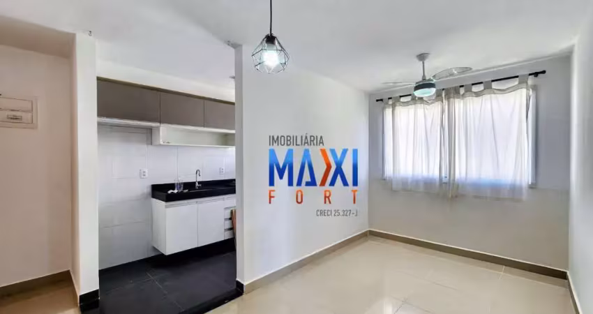 Apartamento com 2 dormitórios para alugar, 48 m² por r$ 2.732/mês - parque industrial - campinas/sp